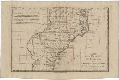 120.15 Carte de la Partie 1780- Rare Olde Maps for Sale