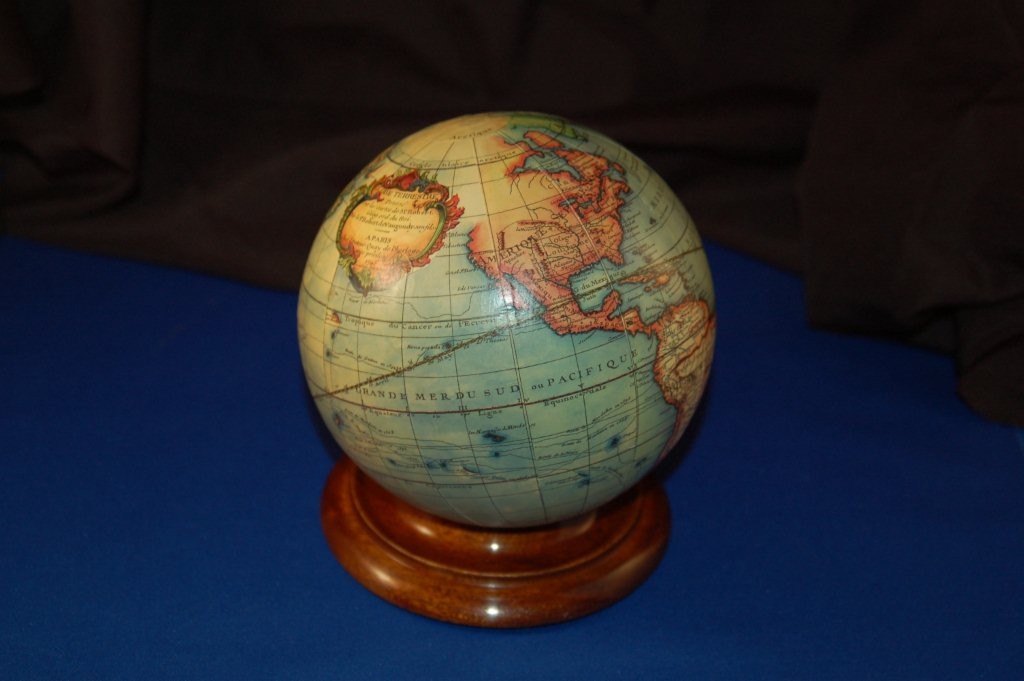 Detailed 18th Century Desktop Globe Cartographic Associates