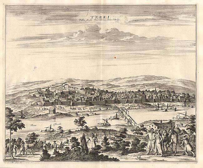 30.27 Terki - Caucasus - Aa - 1719- Rare World Prints for Sale