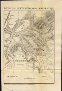 120.39 Civil War Cedar Mountain- Original Civil War Maps for Sale