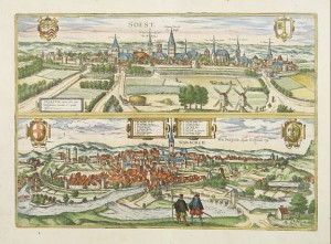 22.21 Braun - Hogenberg - Germany - 1575- Old Rare World Prints and Maps for Sale
