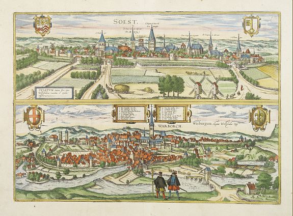 22.21 Braun - Hogenberg - Germany - 1575- Old Rare World Prints and Maps for Sale