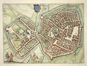 22.29 Arras - Lodovico - 1612- Rare Old Maps for Sale
