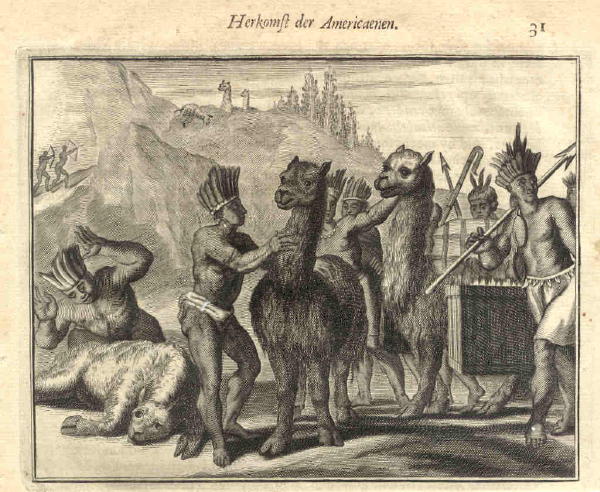 Americas Llama Hunt 22-54- Old and Antique World Prints for Sale