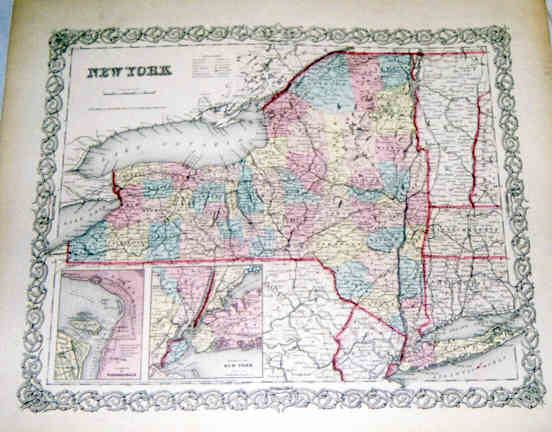 New York 368-38- Antique Maps of America for Sale