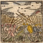 22.01 Woodblock - battle- Rare World Prints for Sale