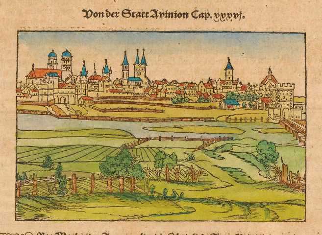 22.27 France - City - Munster - 1560 (b) - Rare World Prints for Sale