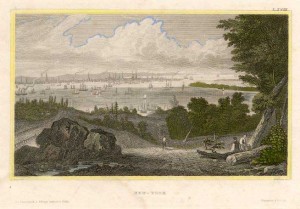 22.56 New York - 1850 - Antique Maps of America for Sale