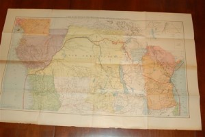 30.29 In Darkest Africa- Original Rare Maps for Sale