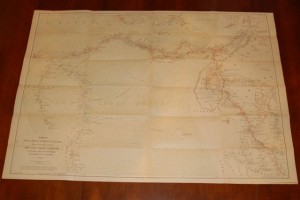 30.29 In Darkest Africa- Rare World Original Maps for Sale