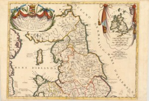 530.30 Parte England Coronelli 1691- Rare Old Maps for Sale