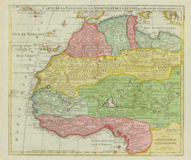 800.04 West Africa - 1792- Rare World Antique Maps for Sale