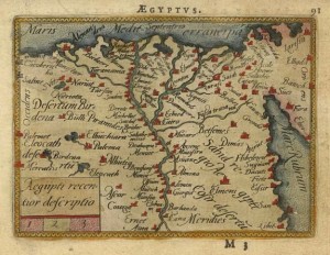 800.11 Egypt - Ortelius -1588- Rare Old Maps and More for Sale at Cartographic Associates