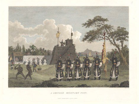 Rare World Prints for Sale- 22.20 Chinese Military Post - 1796- Nicol