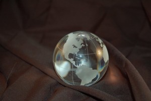40.220 crystal globe for Sale