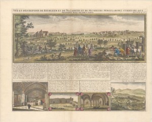 520.36 Bethlehem - Henri Chatelain - 1719 - Rare World Prints for Sale